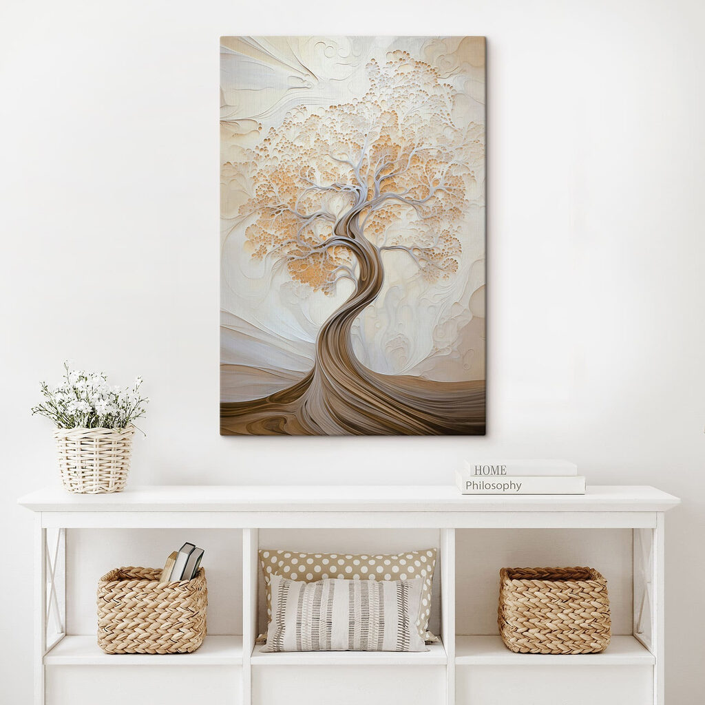 Tree with many branches and leaves