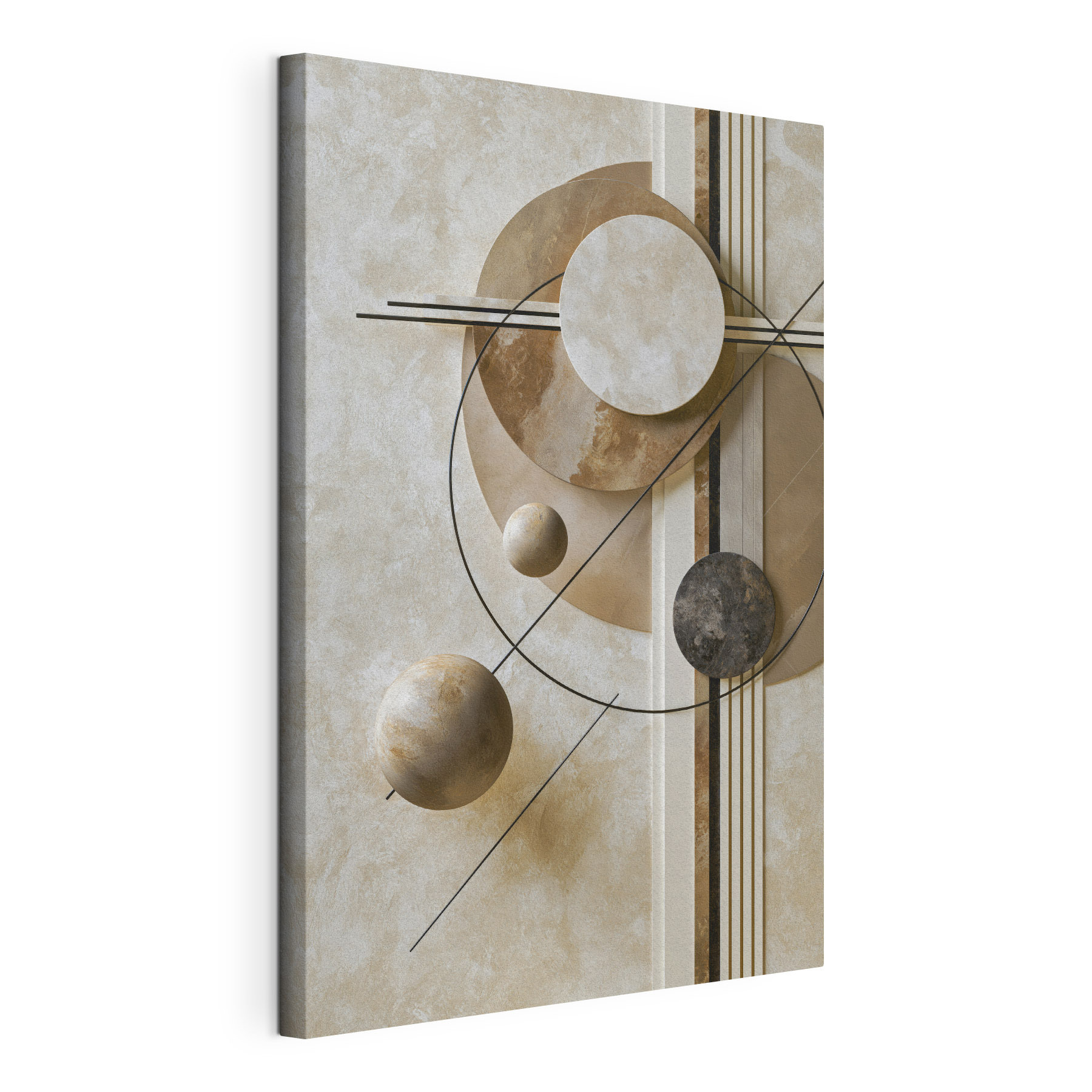 Wall art with circles and lines Wall art with circles and lines