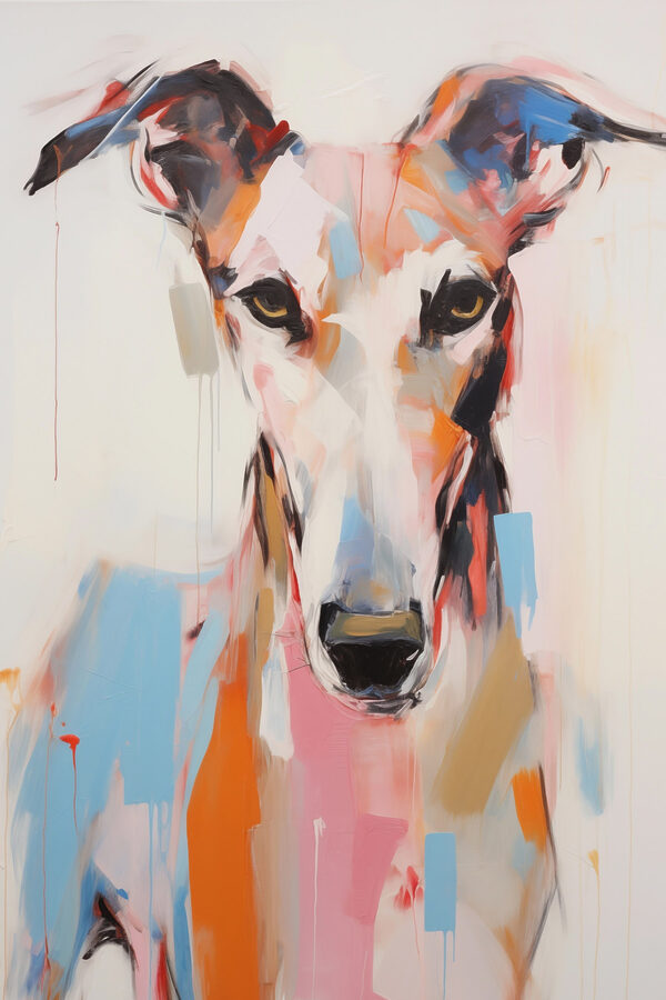 Painting of a dog