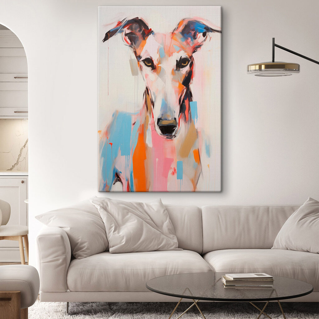 Painting of a dog