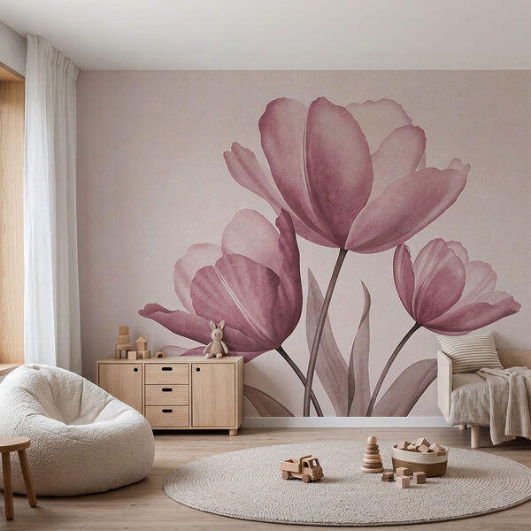 Elegantné tulipány v jemných pastelových odtieňoch