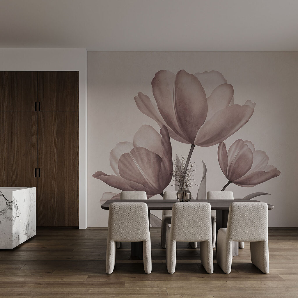 Elegantné tulipány v jemných pastelových odtieňoch