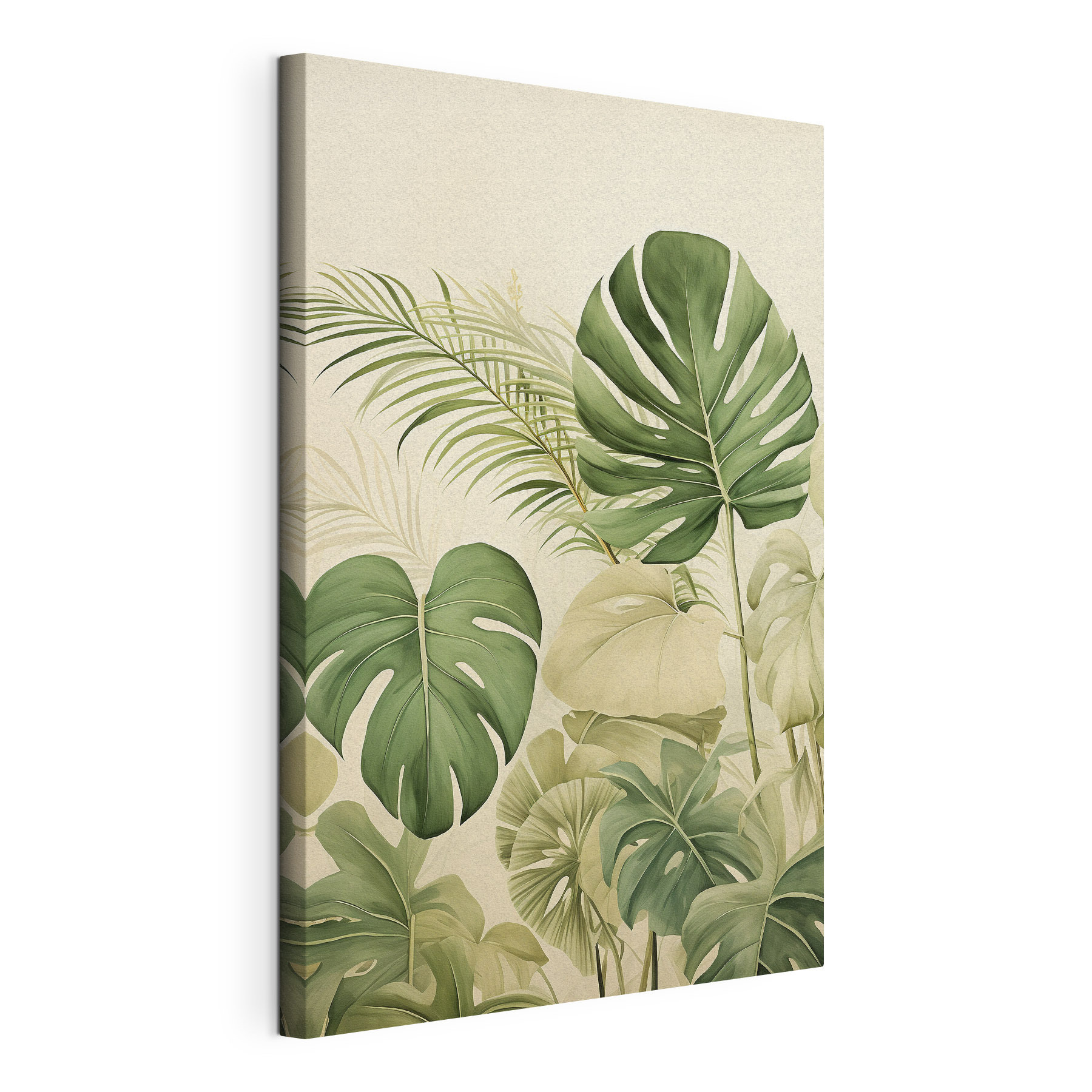 Lush greenery against a soft backdrop Lush greenery against a soft backdrop