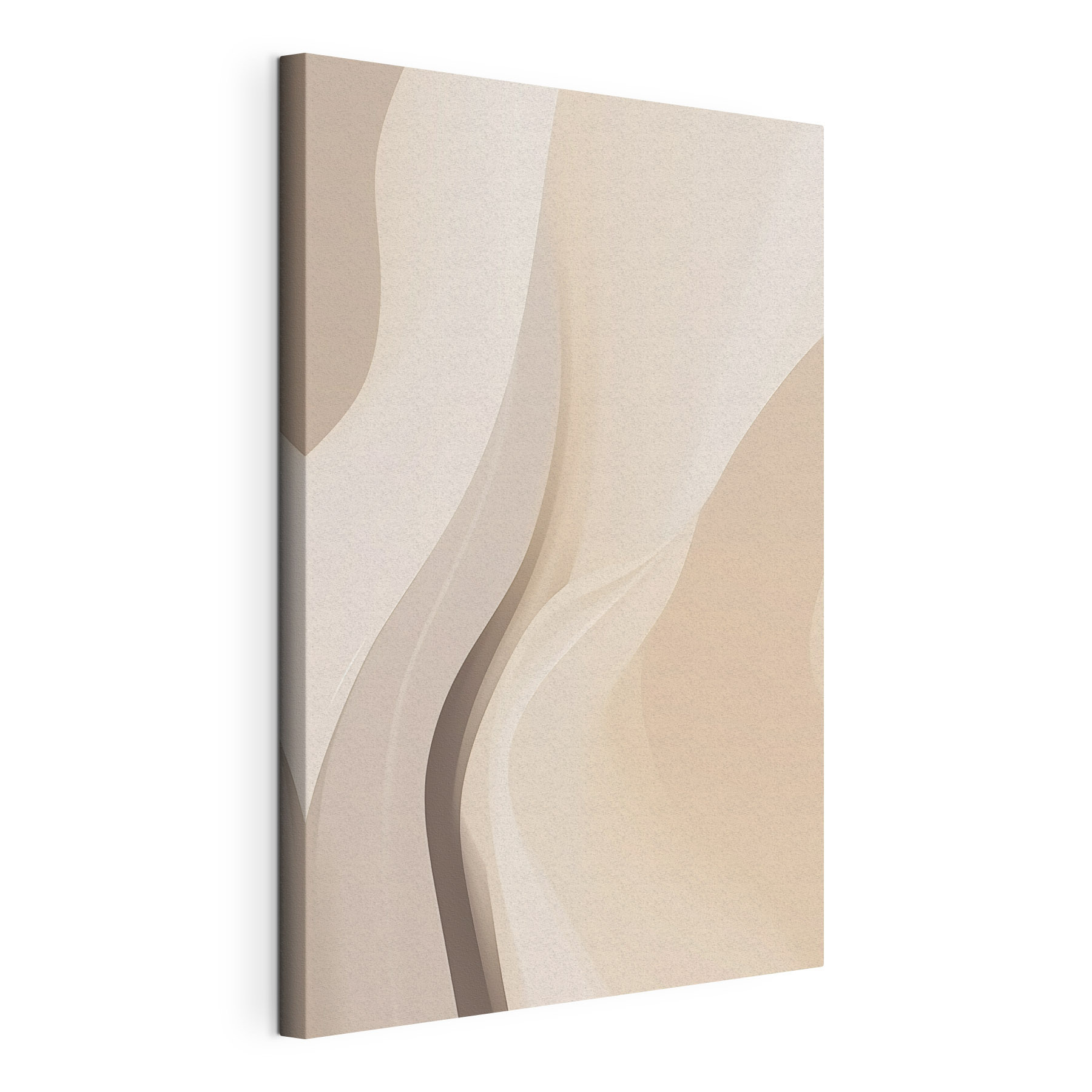 White and tan wavy lines