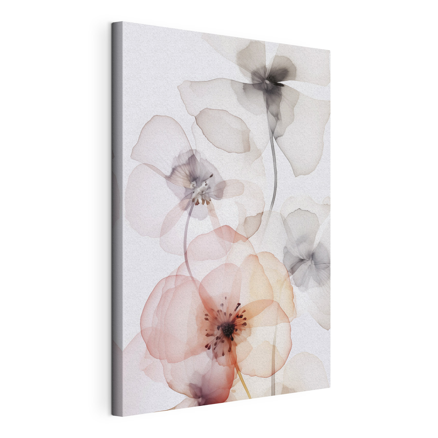 Delicate blooms in soft hues