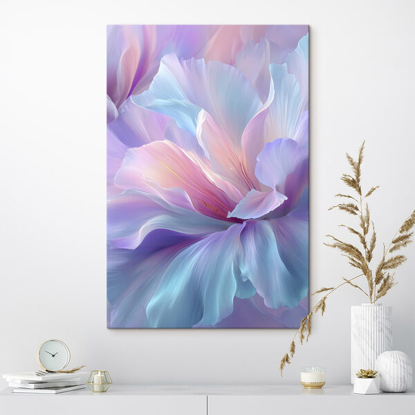Soft petals in pastel hues, enchanting