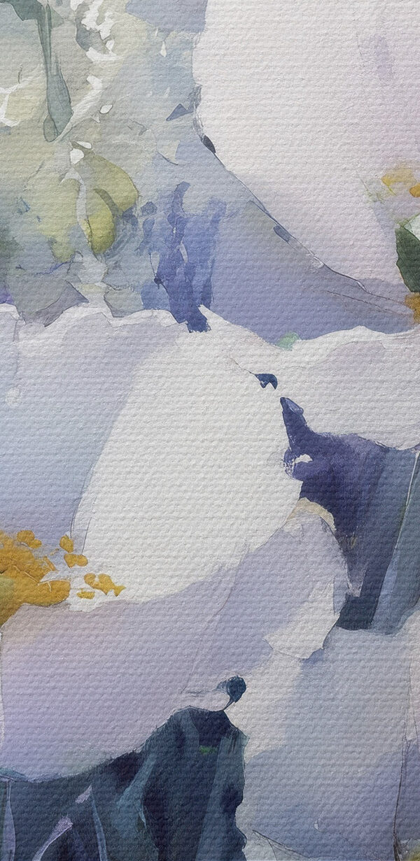 Painting of white flowers