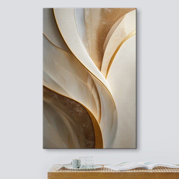 Flowing patterns of soft, muted tones Flowing patterns of soft, muted tones