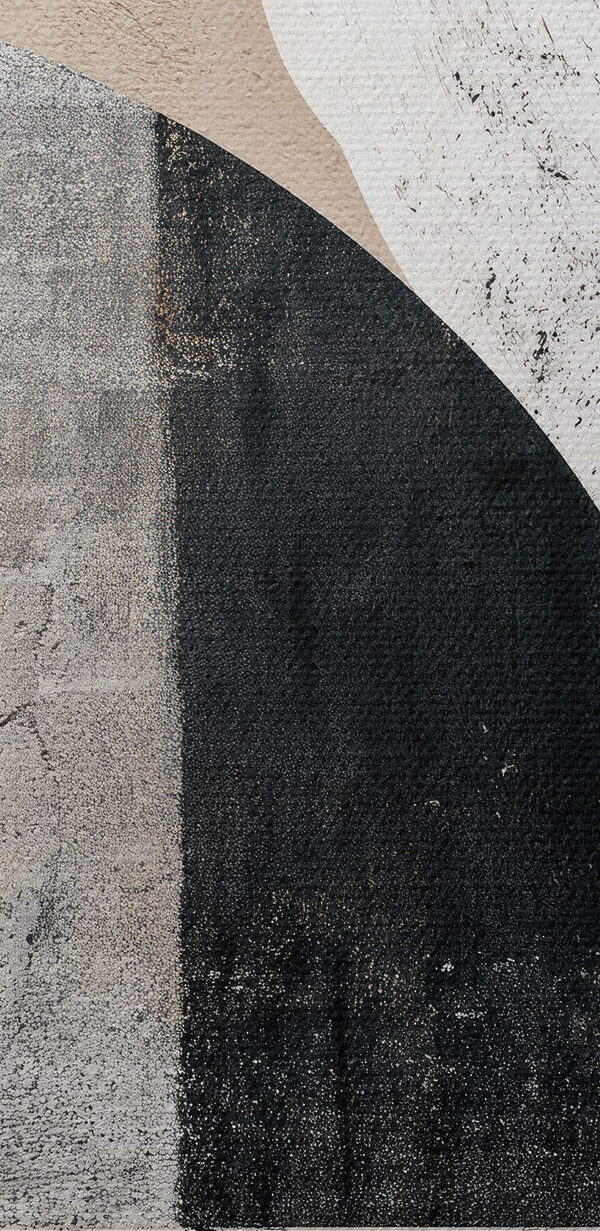 Black and white painted wall