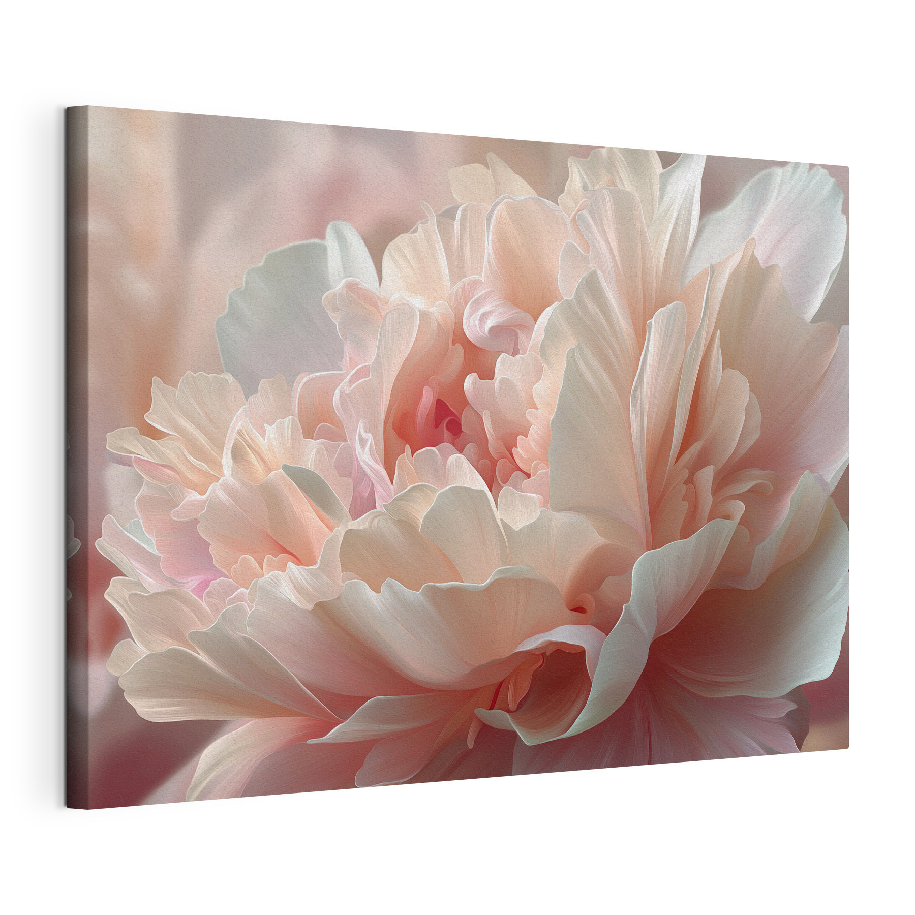 Soft petals in gentle pastel hues