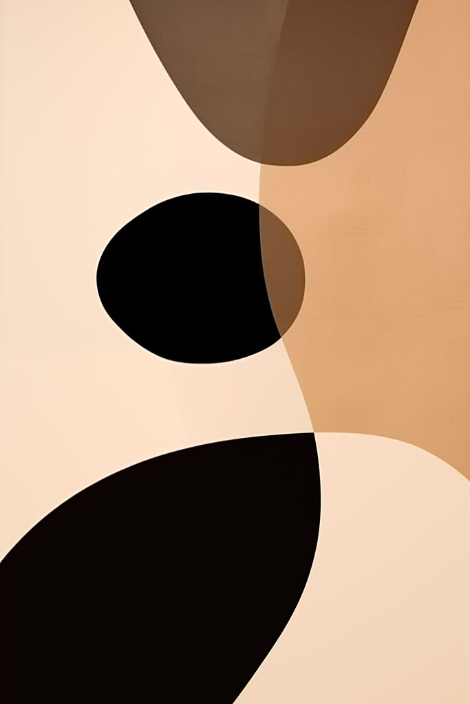 Black and tan circles Black and tan circles