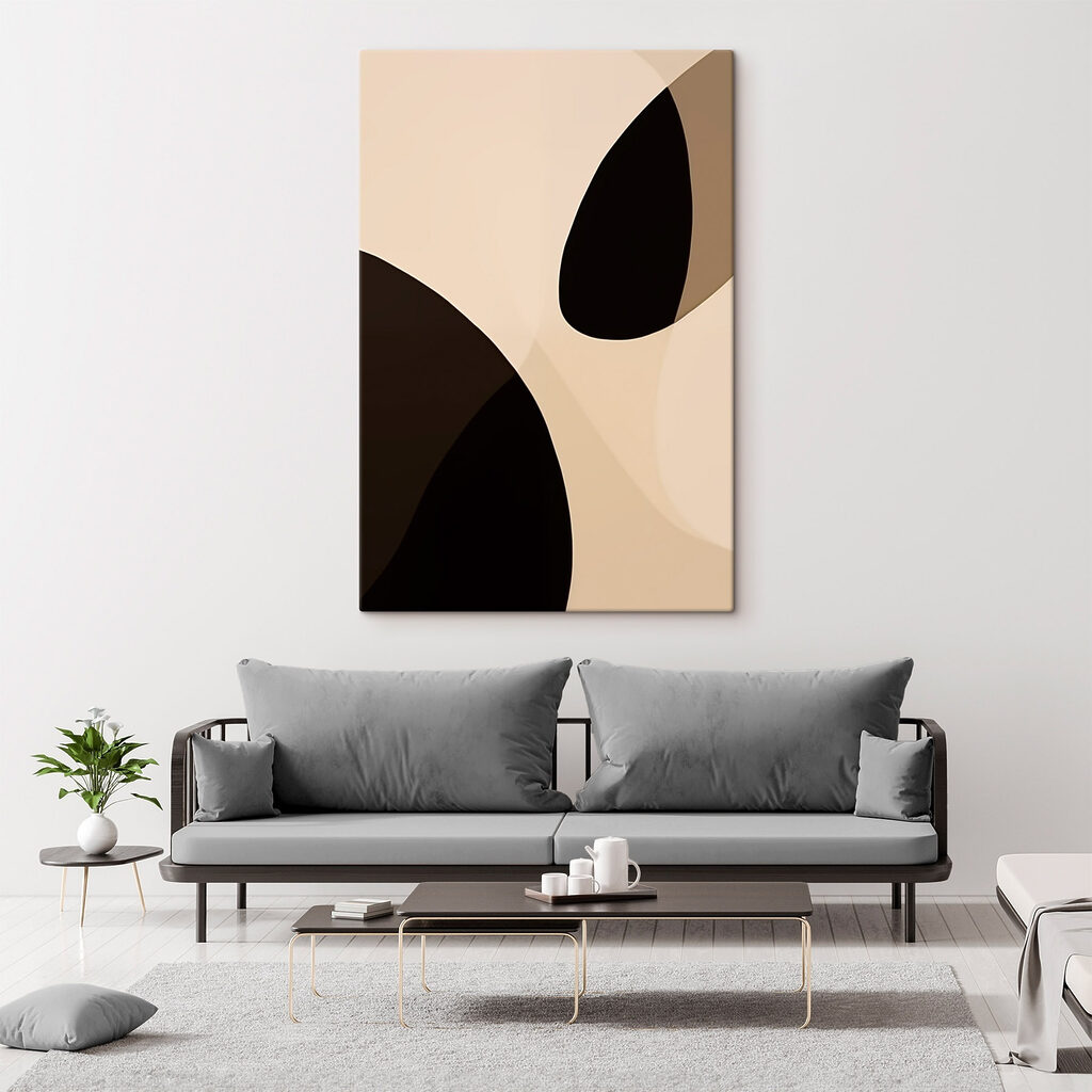 Black and white circles