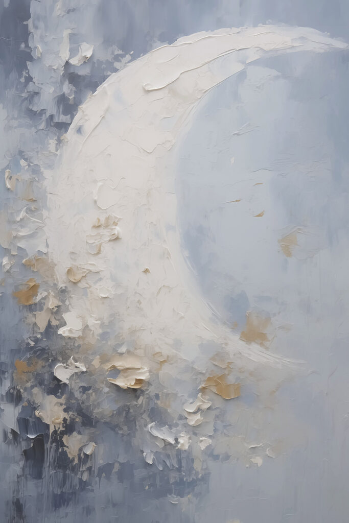 Painting of a moon