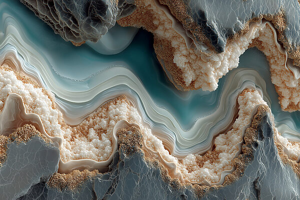 Serene waves of nature's canvas