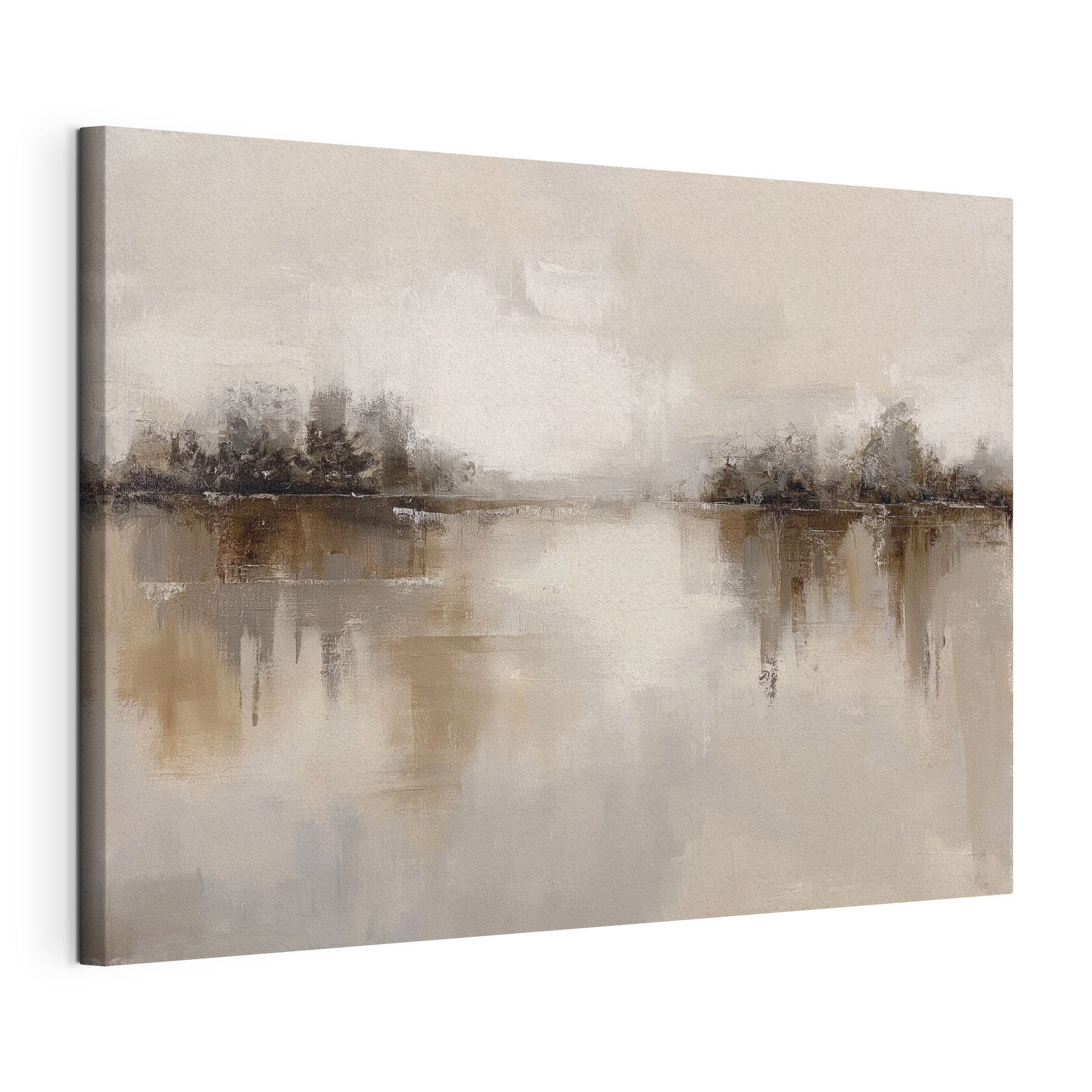 Painting of trees and water