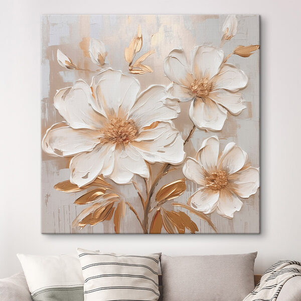 Beautiful blooms in soft tones