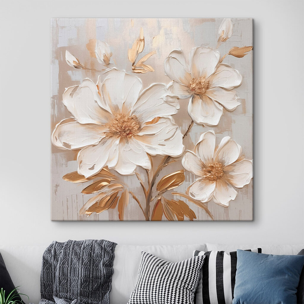 Beautiful blooms in soft tones