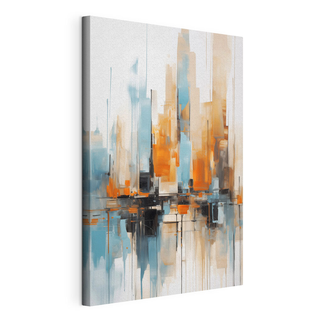 Painting of a city