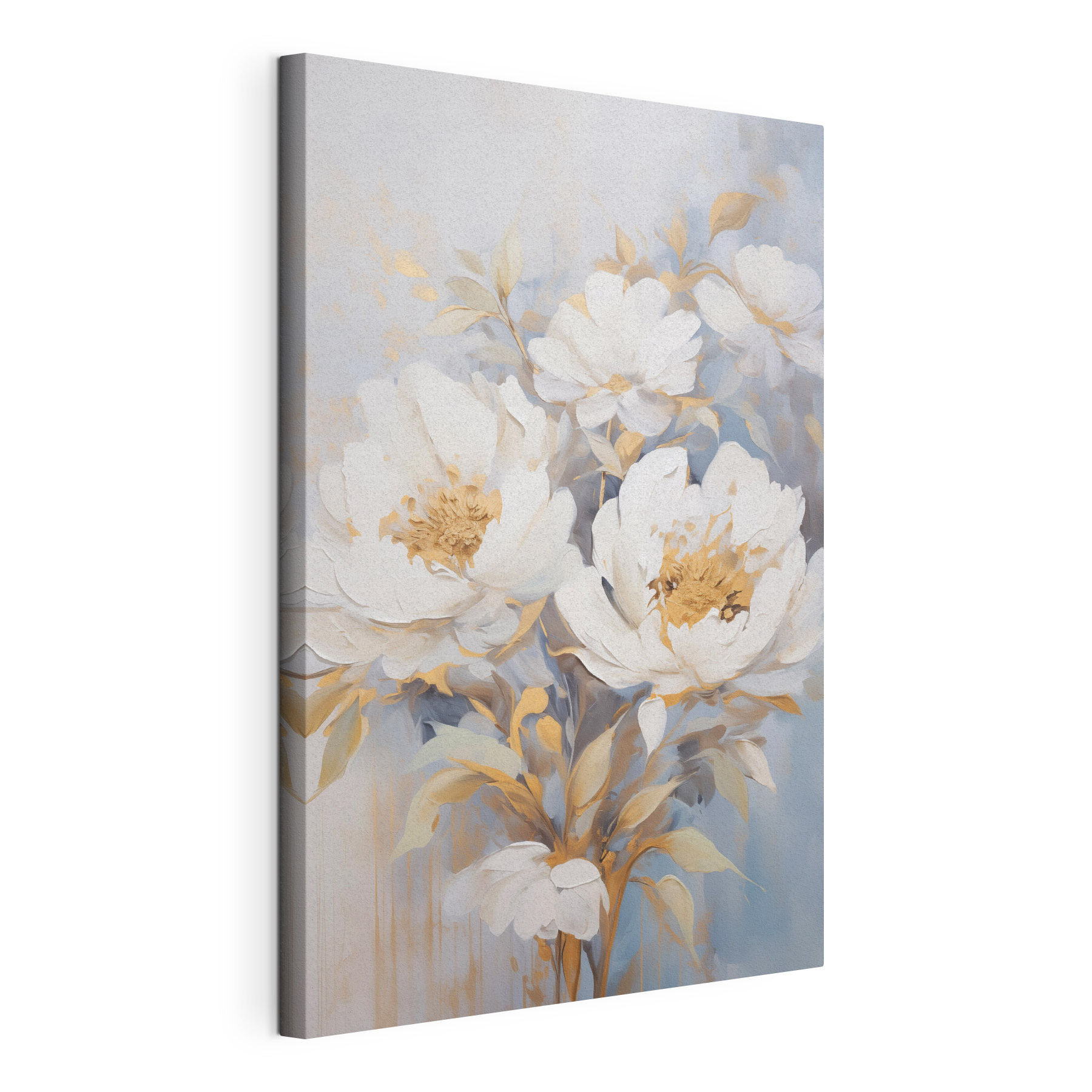 Painting of white flowers