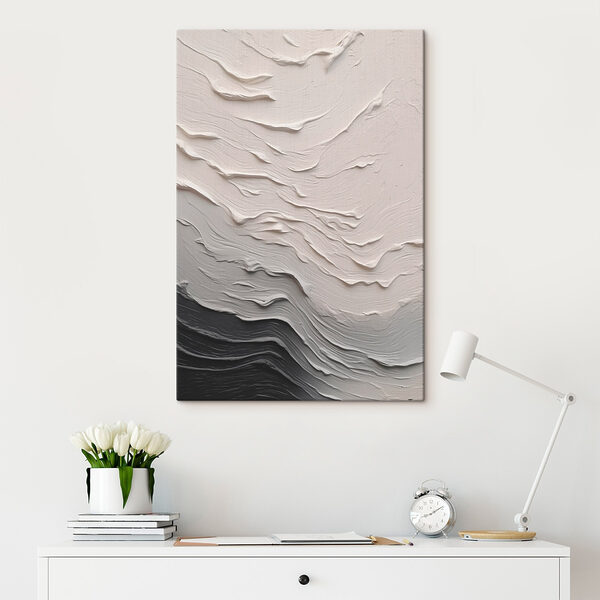 White and black wall White and black wall