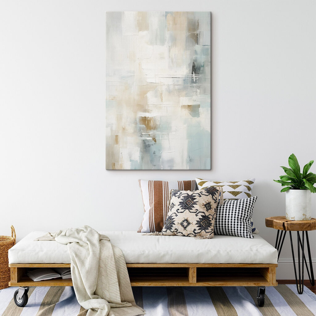 Painting of a white wall