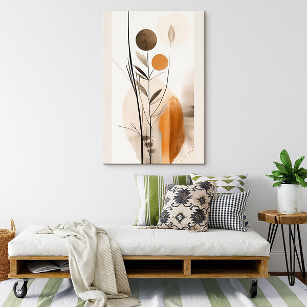 Plant with circles and leaves