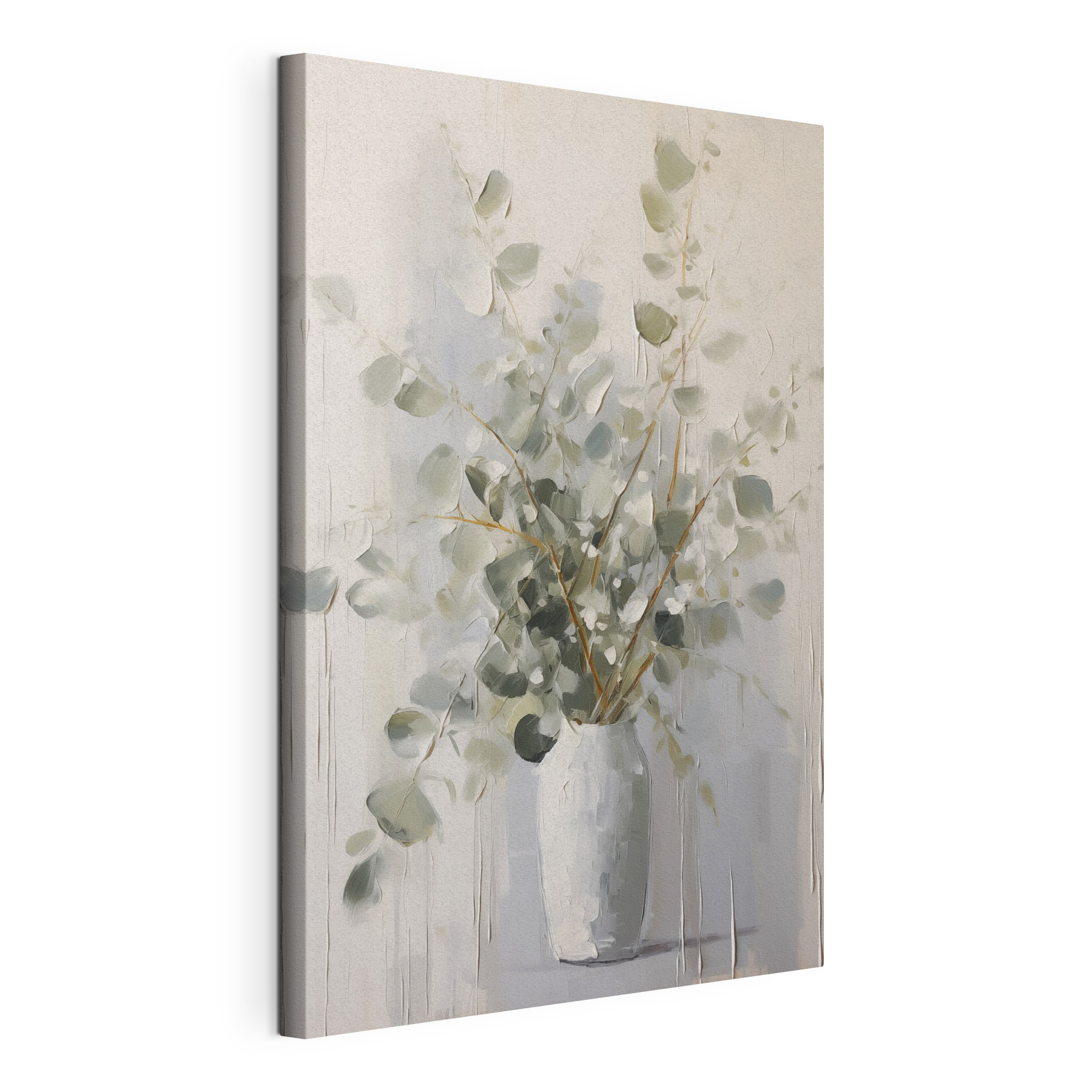 Painting of a plant in a vase