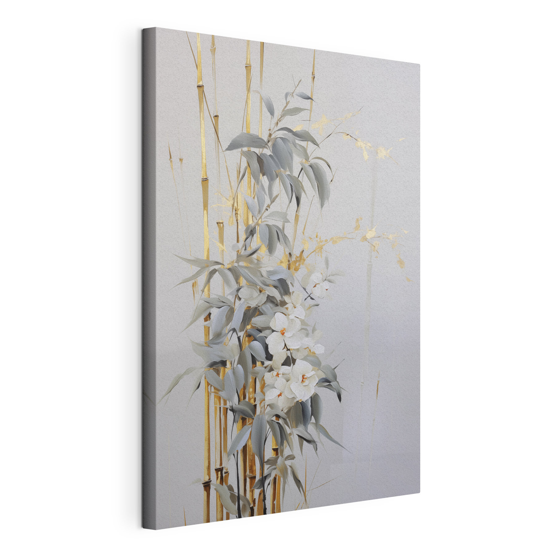 Painting of flowers and leaves Painting of flowers and leaves