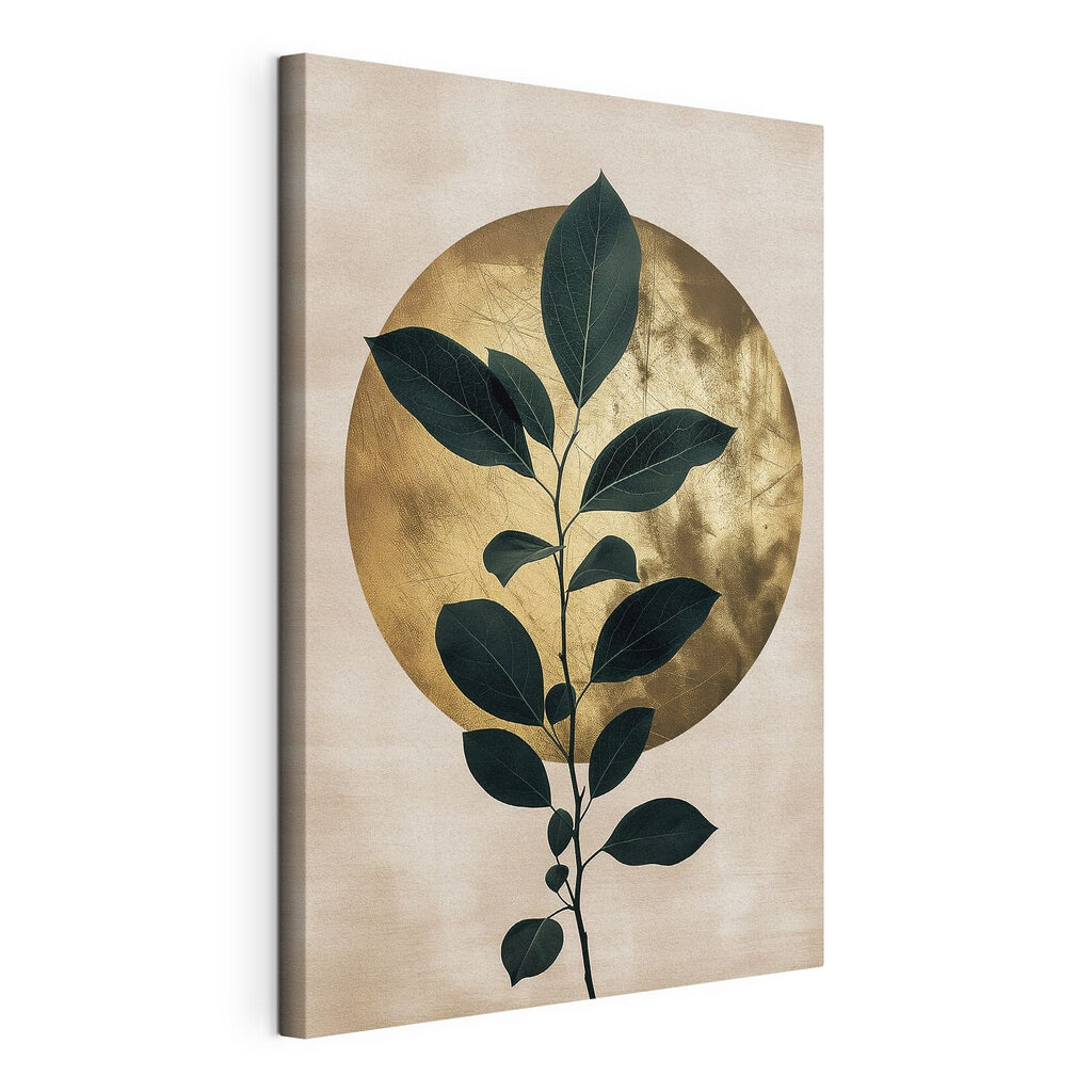 - Elegant leaves against a soft backdrop