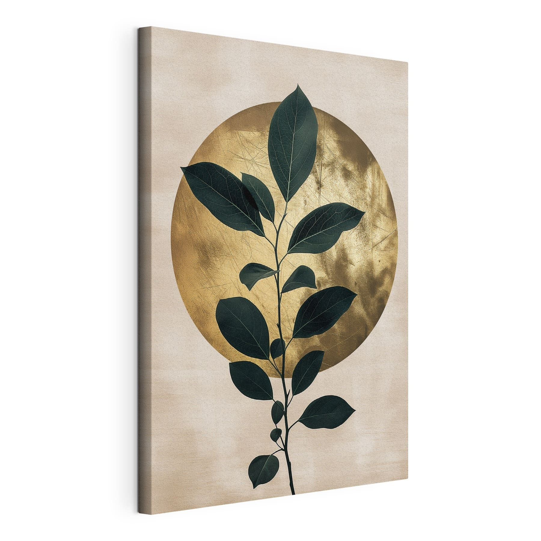 - Elegant leaves against a soft backdrop