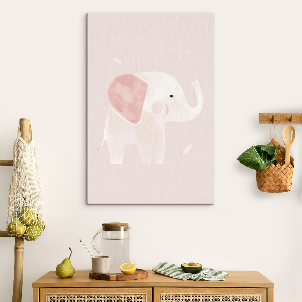 Cartoon of an elephant