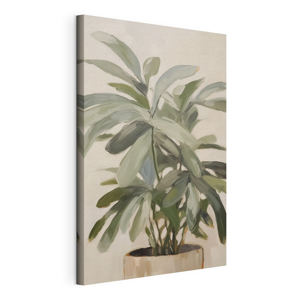 Plant with leaves on it