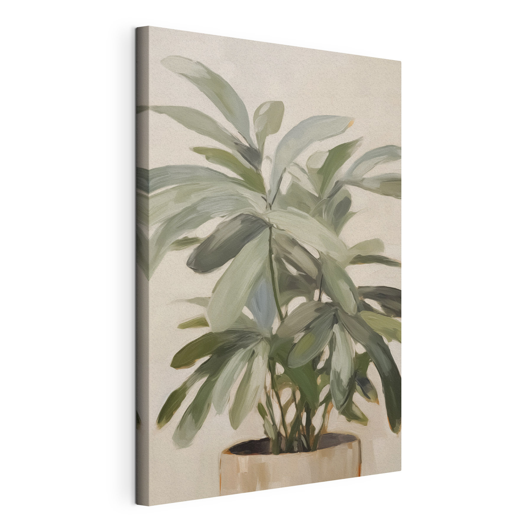 Plant with leaves on it
