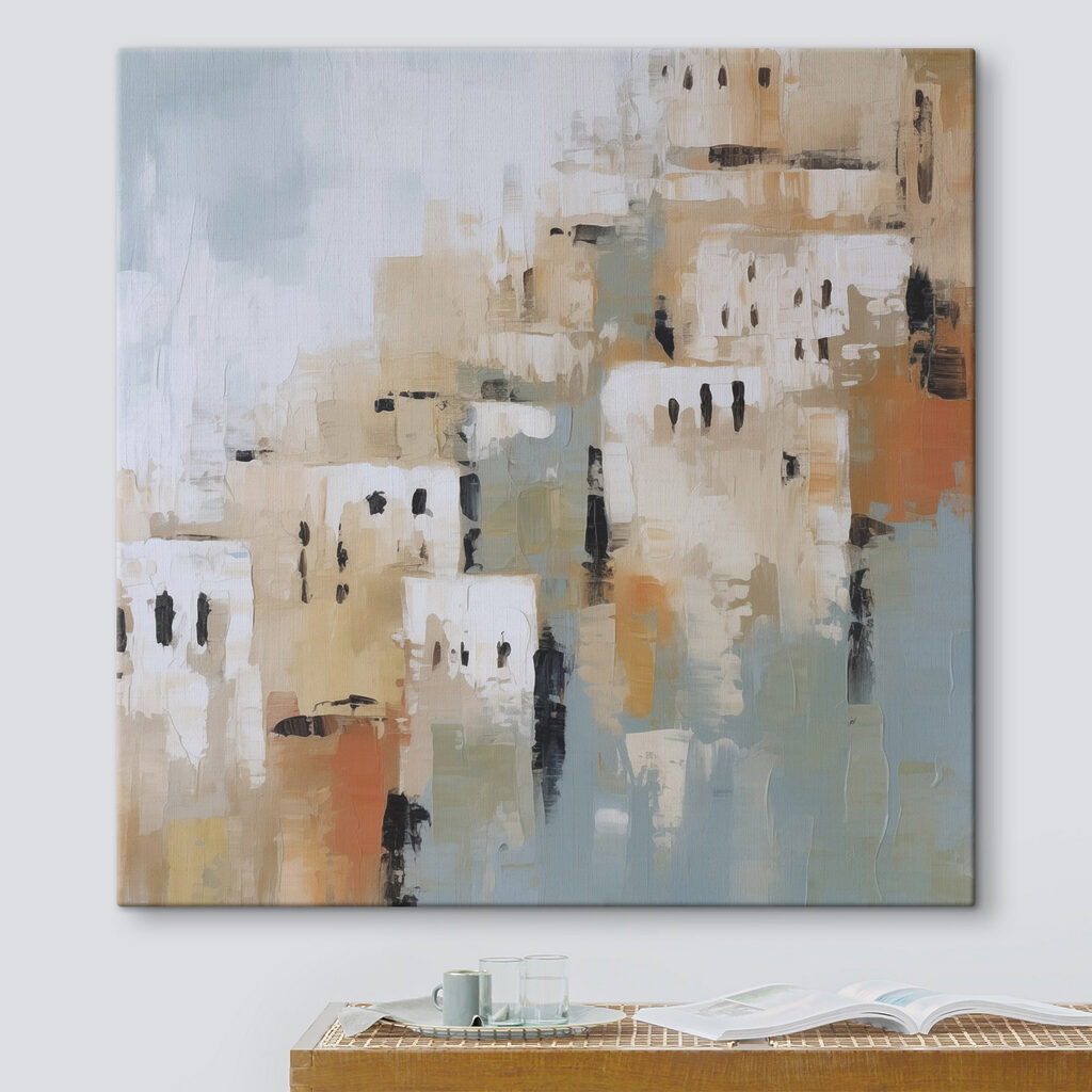 Painting of a city