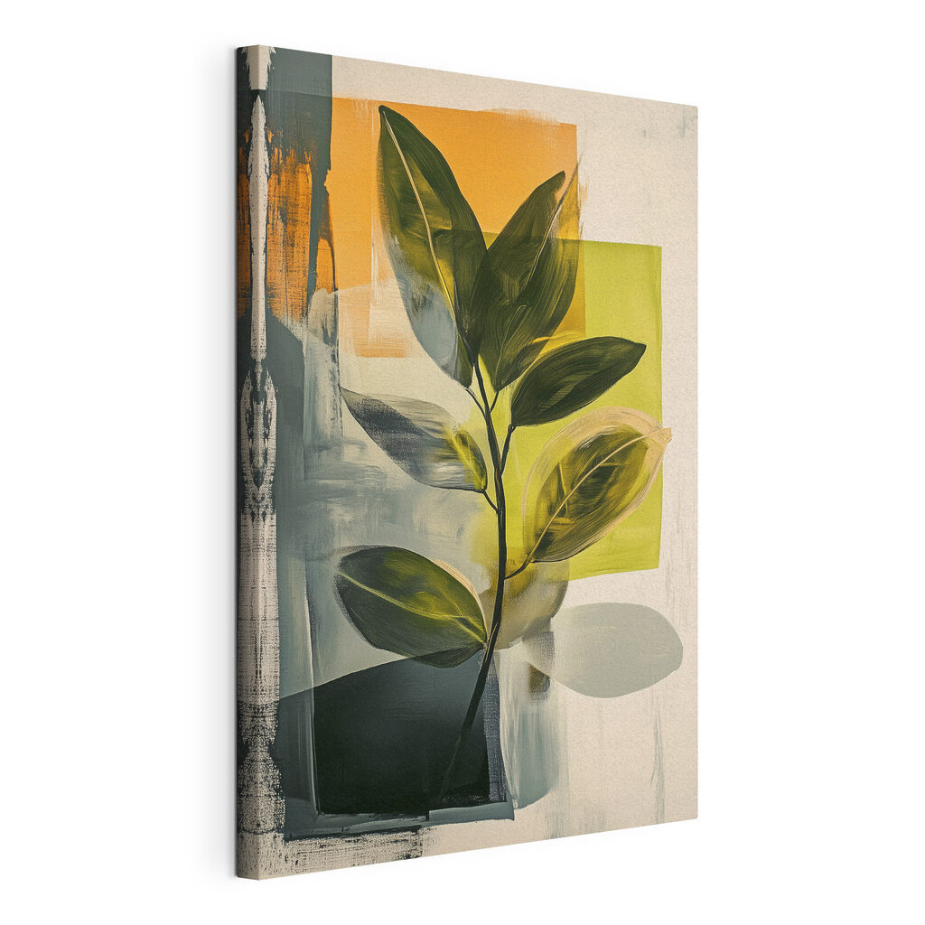 Painting of a leafy plant