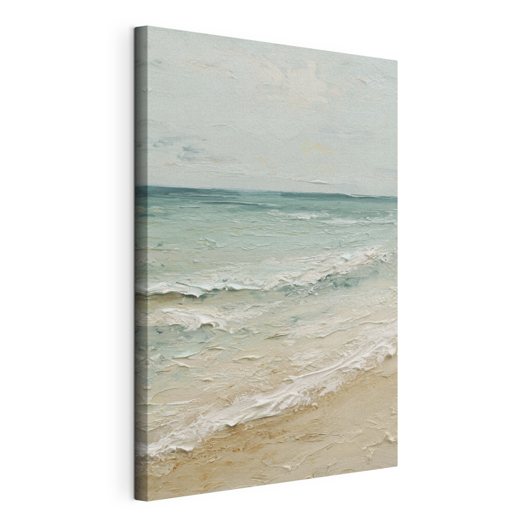Beach with waves and sand