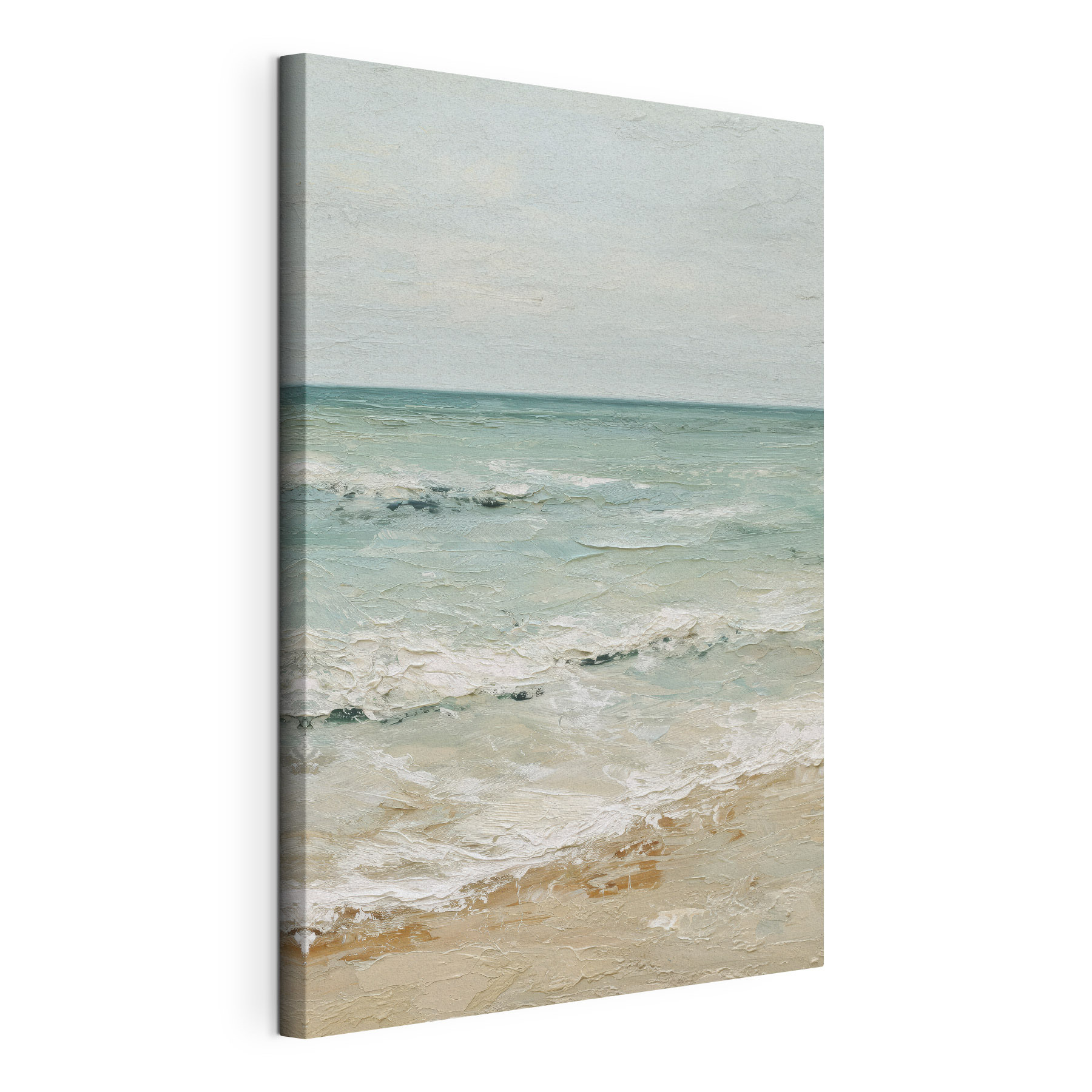 Beach with waves and sand