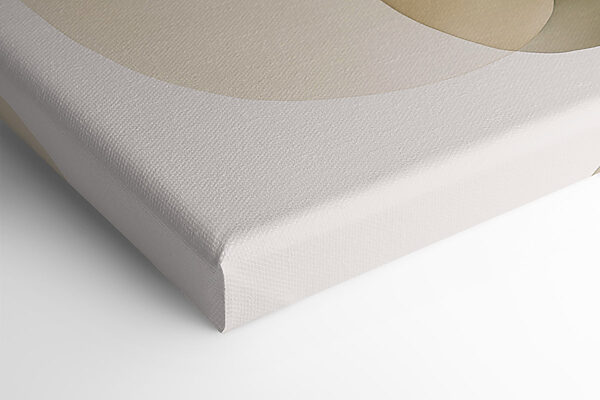 Soft curves in gentle earth tones