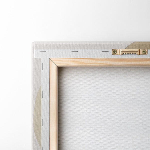 Soft curves in gentle earth tones