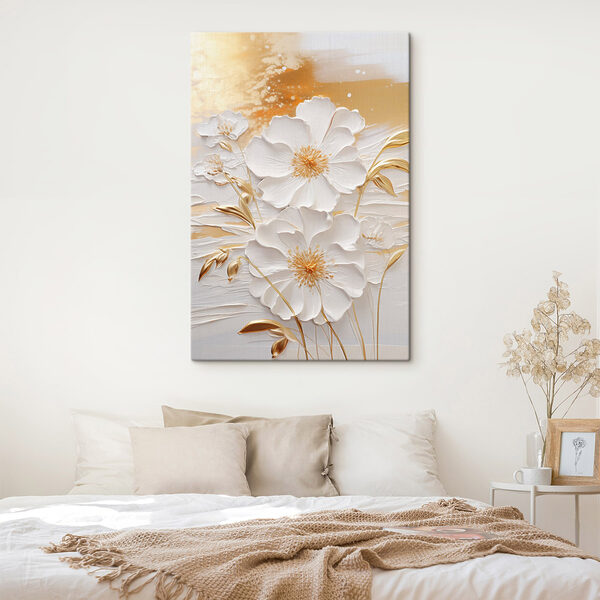 Delicate blooms in soft shades