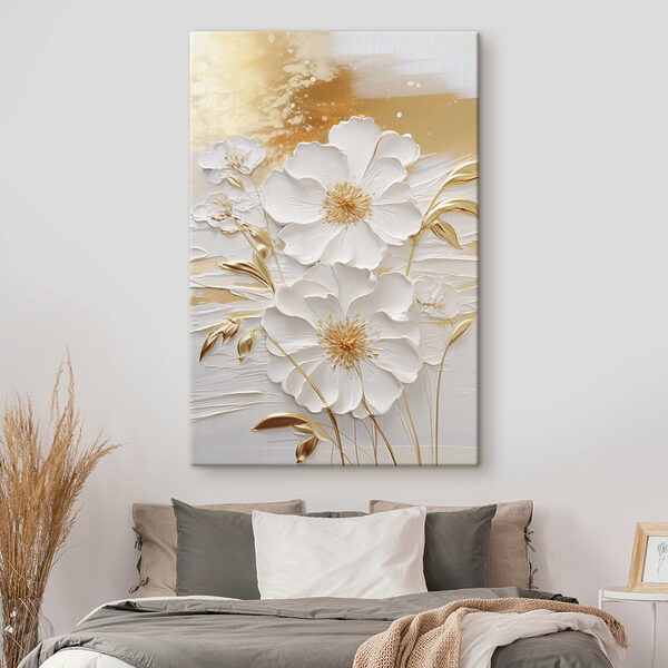 Delicate blooms in soft shades