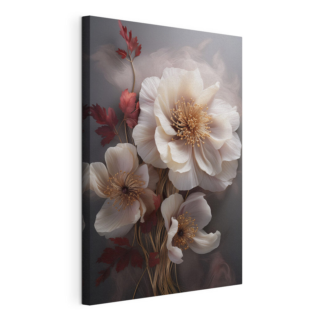 - Elegant florals in soft hues