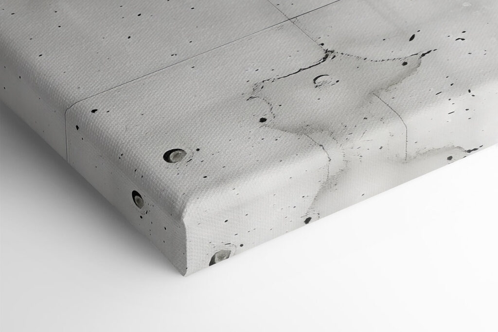 White wall with holes in it