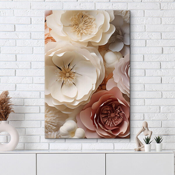 Group of paper flowers