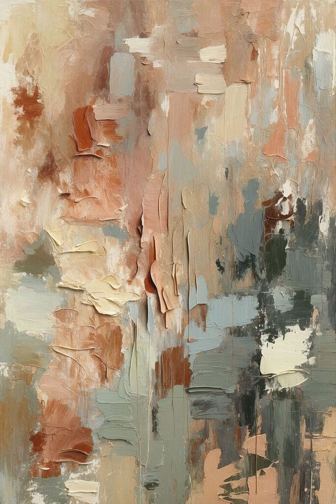 Abstract blend of soft hues