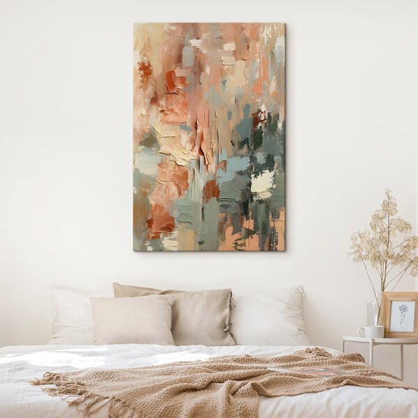 Abstract blend of soft hues