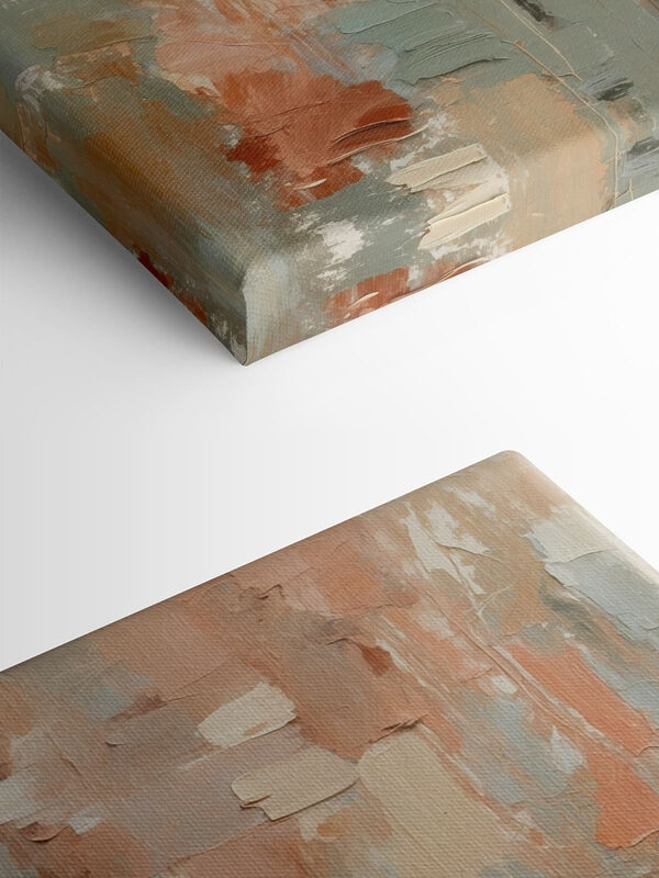 Abstract blend of soft hues