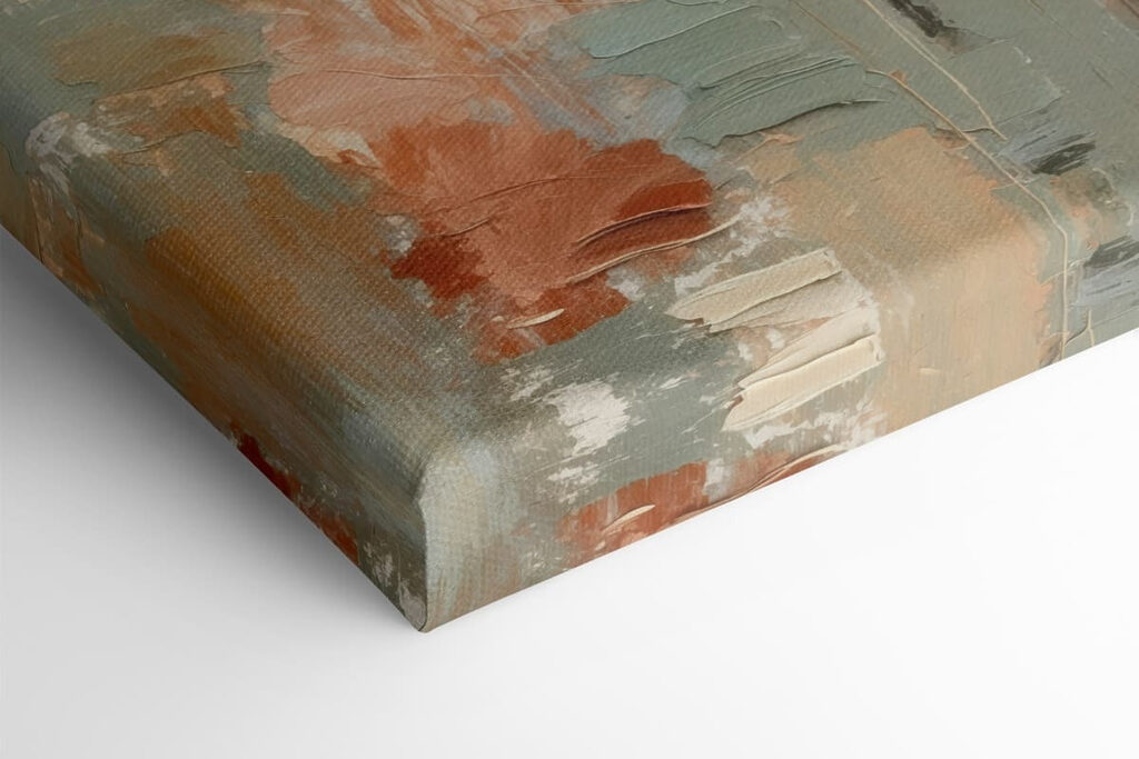 Abstract blend of soft hues