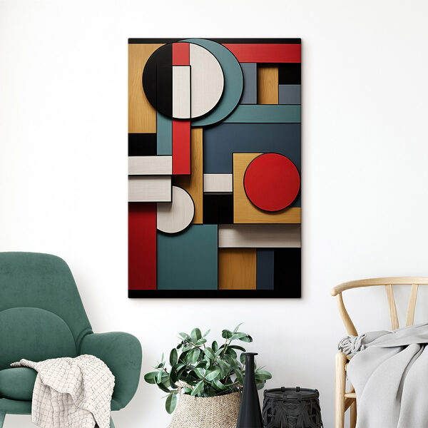 Obraz Pestrobarevný geometrický vzor (Katalógové číslo: s47875) Obraz Obraz Pestrobarevný geometrický vzor (Katalógové číslo: s47875)
