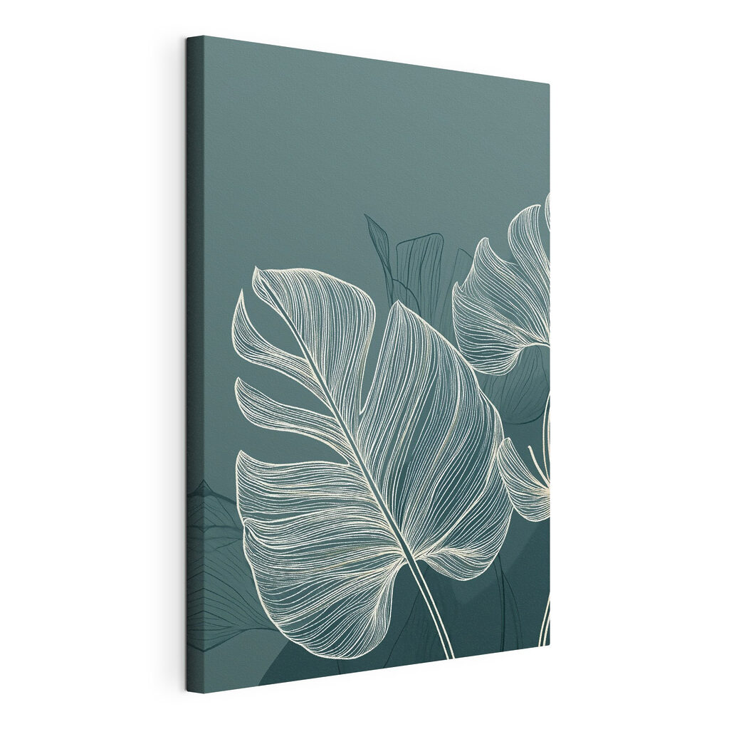 Lush leaves on a soothing backdrop Lush leaves on a soothing backdrop